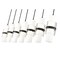 Z-Lite Cayden Linear Chandelier, 7-Light, 4.75in W x 54in L x 16.75in H, Matte Black/Clear, Etched Opal 1946P-7L-MB - alternate 7